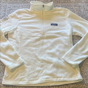 Patagonia Cream Half-Zip Fleece Pullover